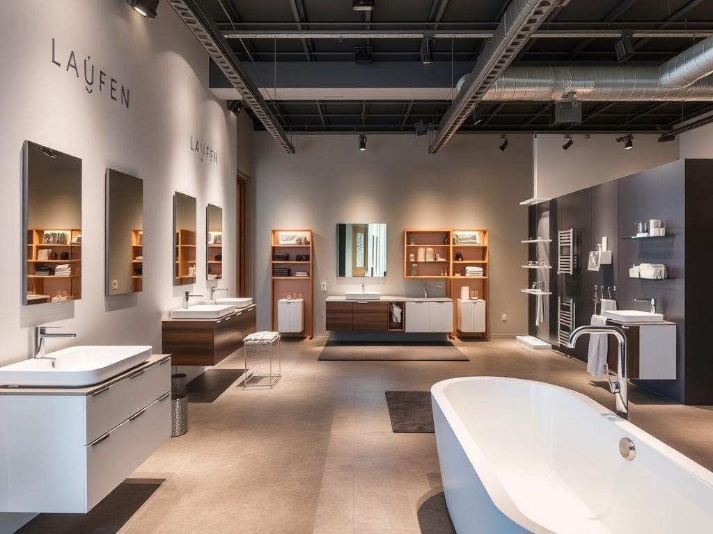 Ausstellung von Premium Armaturen im Bad bei Alsheimer in Würzburg