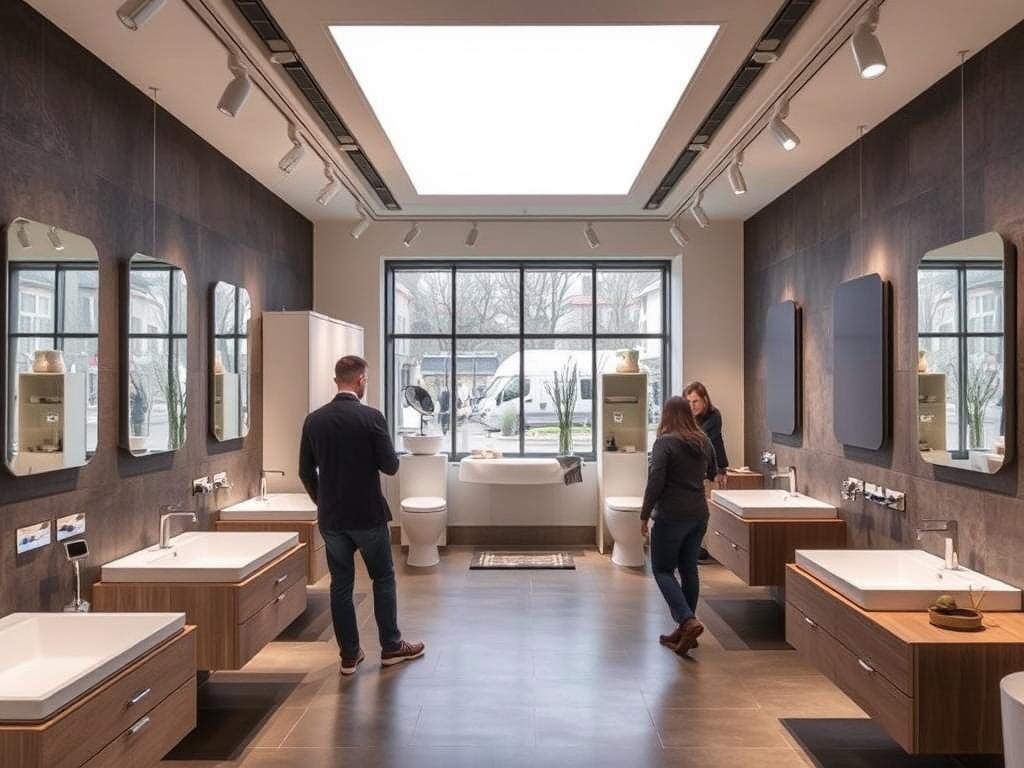 Badausstellung von Richter+Frenzel in Würzburg mit Premium Armaturen im Bad