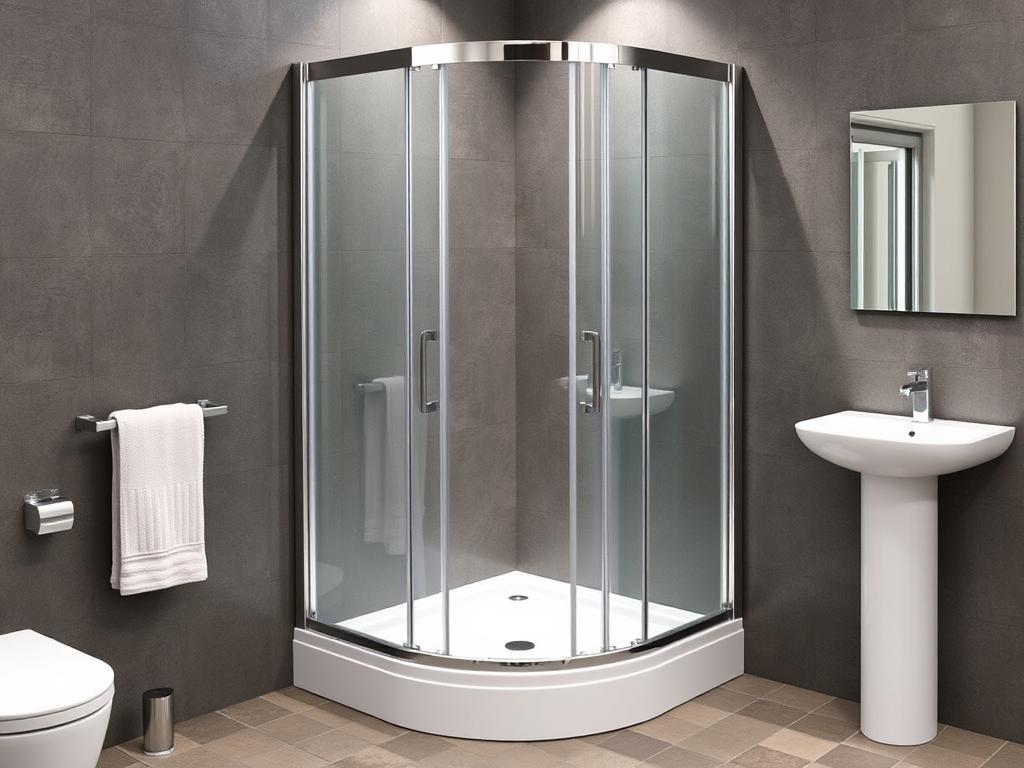 Duschkabine mit Duschtasse als kostengünstige Option für Dusche statt Wanne in Ravensburg