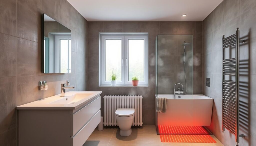 Energieeffizientes Badezimmer in Münster mit optimaler Heizlösung