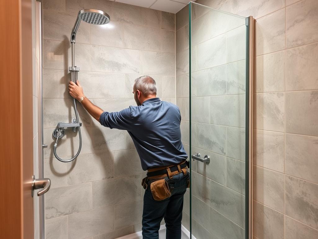 Fachbetrieb bei der Installation einer barrierefreien Dusche in Tübingen Zuschüsse Pflegebad Umbau
