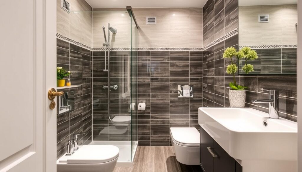 Fertig renoviertes Badezimmer in Fürth mit hohem Eigenleistungsanteil