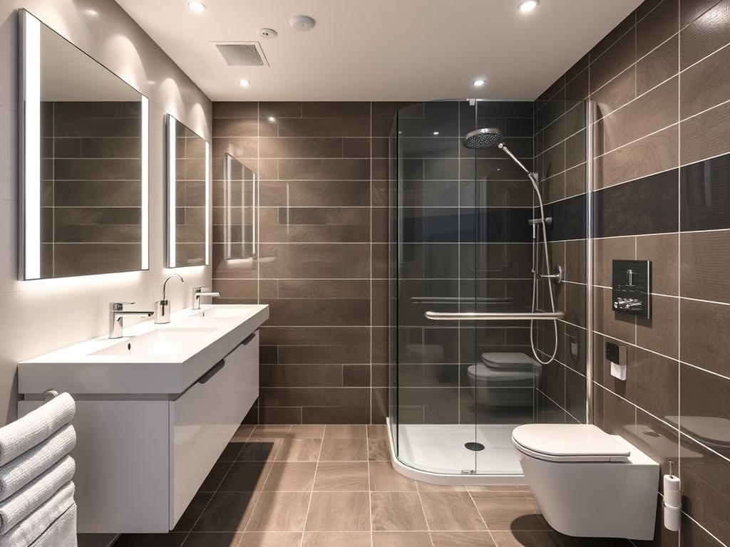 Großes barrierefreies Badezimmer in Magdeburg mit luxuriöser Ausstattung Großes barrierefreies Badezimmer in Magdeburg mit luxuriöser Ausstattung