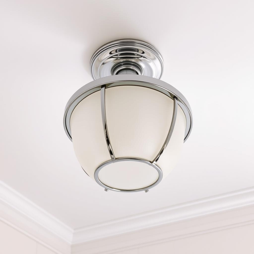 Klassische Deckenleuchte in einem Badezimmer in Siegen mit traditionellem Lichtkonzept