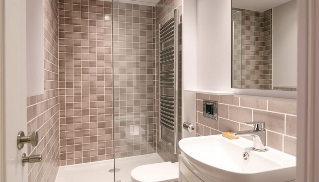 Kosteneffizientes 4 m² Badezimmer in Augsburg mit cleveren Spartipps umgesetzt