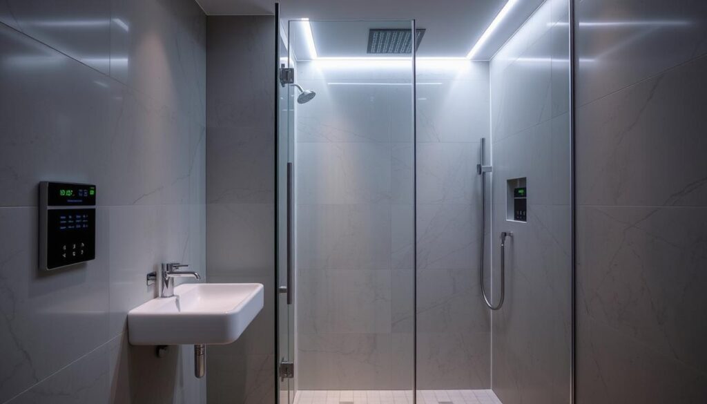 Moderne barrierefreie Dusche Bremen mit Smart-Home-Integration und innovativen Technologien