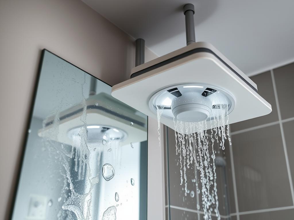 Moderner Energiespar-Lüfter in einem Badezimmer in Offenbach am Main