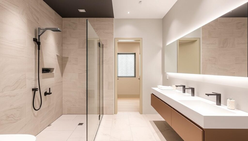 Modernes Badezimmer in Stuttgart mit aktuellen Designtrends und hochwertiger Ausstattung