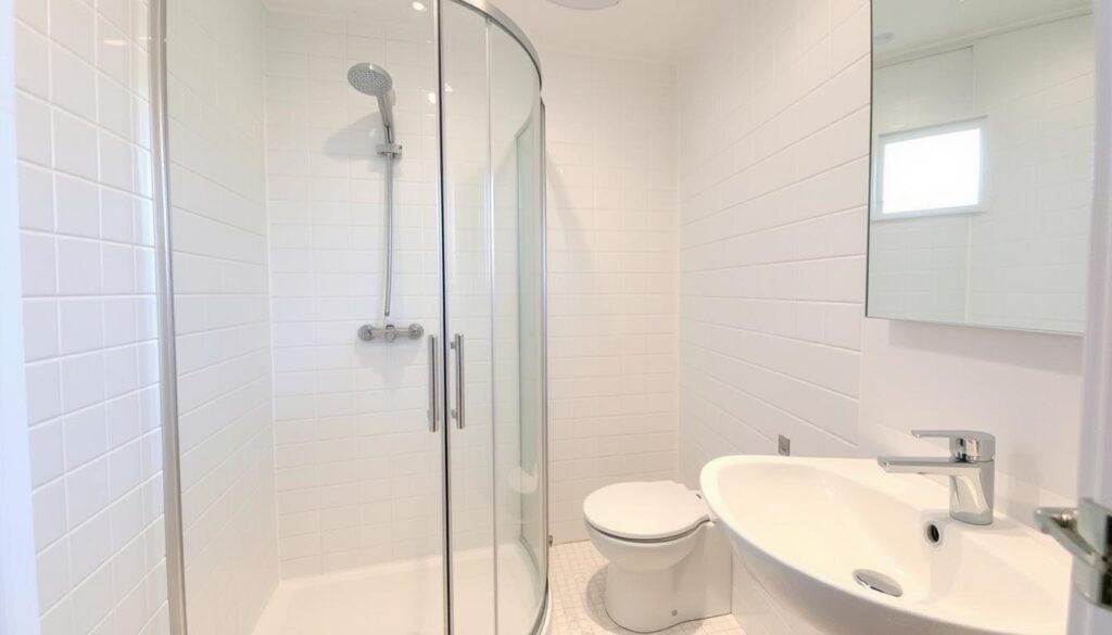 Modernes Badezimmer in einer Neubrandenburger Mietwohnung nach Badumbau