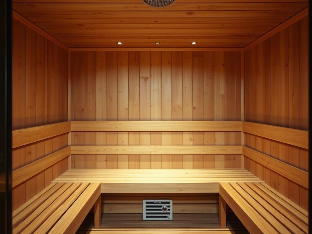 Traditionelle Sauna in einem Wellnessbad in Regensburg
