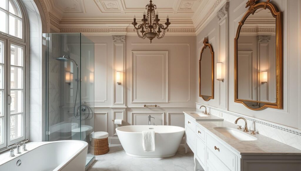 Typische Mannheimer Altbauwohnung mit luxuriös saniertem Badezimmer